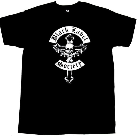 Black Label Society T-Shirt Crucifix Los Angeles Heavy Metal Band Graphic 73 - Picture 1 of 5